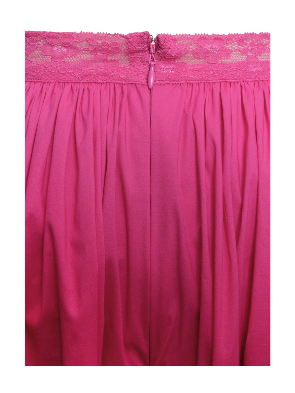 2pc Set Martha Fuchsia Cotton Poplin Maxi Skirt With Matching Top - Picture 8 of 9
